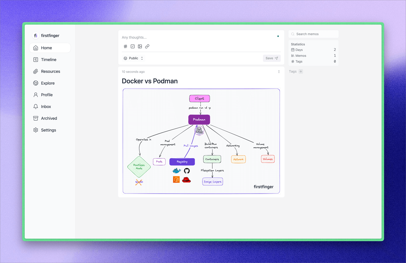 Memos Note Taking App 